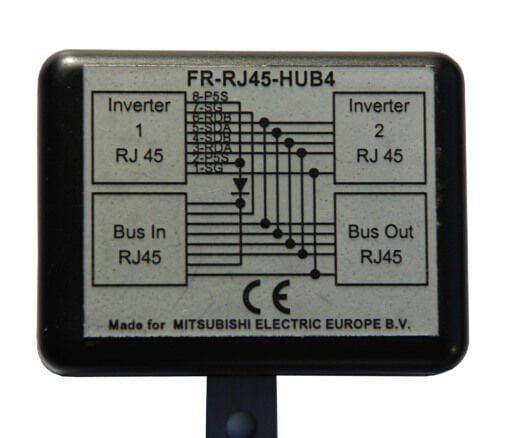 FR-RJ45-HUB4 RJ45 için Dağıtım Modülü; 4 yollu
