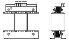FR-BAL-S-B-0,75K Input Reactor 3ph; 400V; for 0,75kW