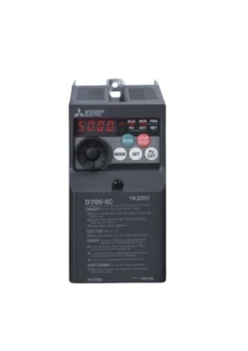 FR-D720S-008SC-EC Inverter; Rated Power: 0,1kW; 1x200-240V; Rated Current: 0,8A@50°C; IP20