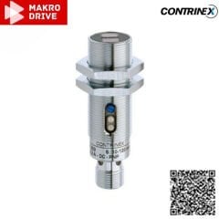 LHS-1180-303 Standart Arka plan bastırma M18 10...120 mm Krom kaplı pirinç 3/4 dönüşlü pot. LED, kırmızı 660 nm