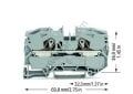 2016-1201 16mm² Gri Ray Klemens ( 20 Adet )