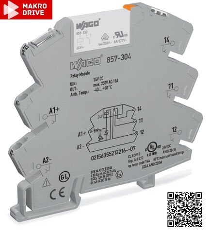 857-304 DC 24 V, 10mA Slim Role