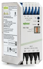 787-738 3 faz Giriş AC 325V .575V, 24 VDC/ 6,25 A, paralelleme, DC ok sinyali