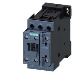 ÜÇ FAZLI; SIRIUS KONTAKTÖR; DC 24V BOBİNLİ; 15 KW; 1NO+1NC
