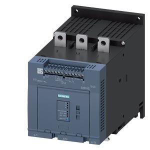 SIRIUS yumuşak yol verici 200-480 V 315 A, 160kW/400 V,  110-250 V AC vidalı bağlantı, analog çıkışlı