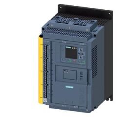 SIRIUS yumuşak yol verici 200-480 V 47 A, 22kW/400 V, 110-250 V AC vidalı bağlantı, ağır şartlara ve emniyetli çalışmaya uygun. SIL1 STO