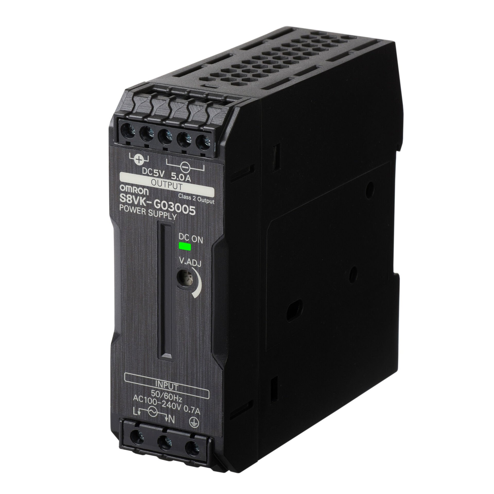 Coated version, Book type power supply, Pro, Single-phase, 30 W, 5VDC, 5A, DIN rail mounting