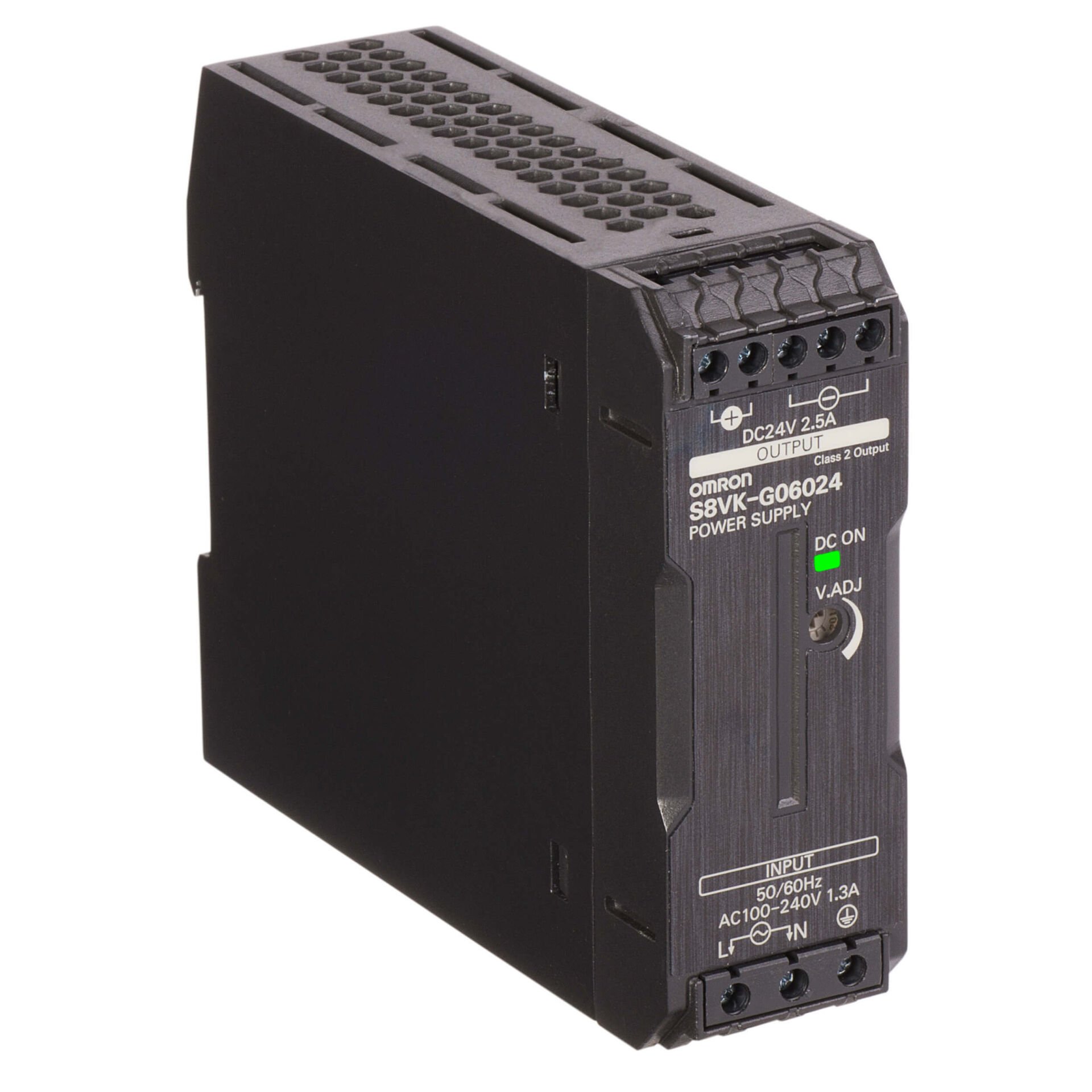 Coated version, Book type power supply, Pro, Single-phase, 60 W, 24VDC, 2.5A, DIN rail mounting