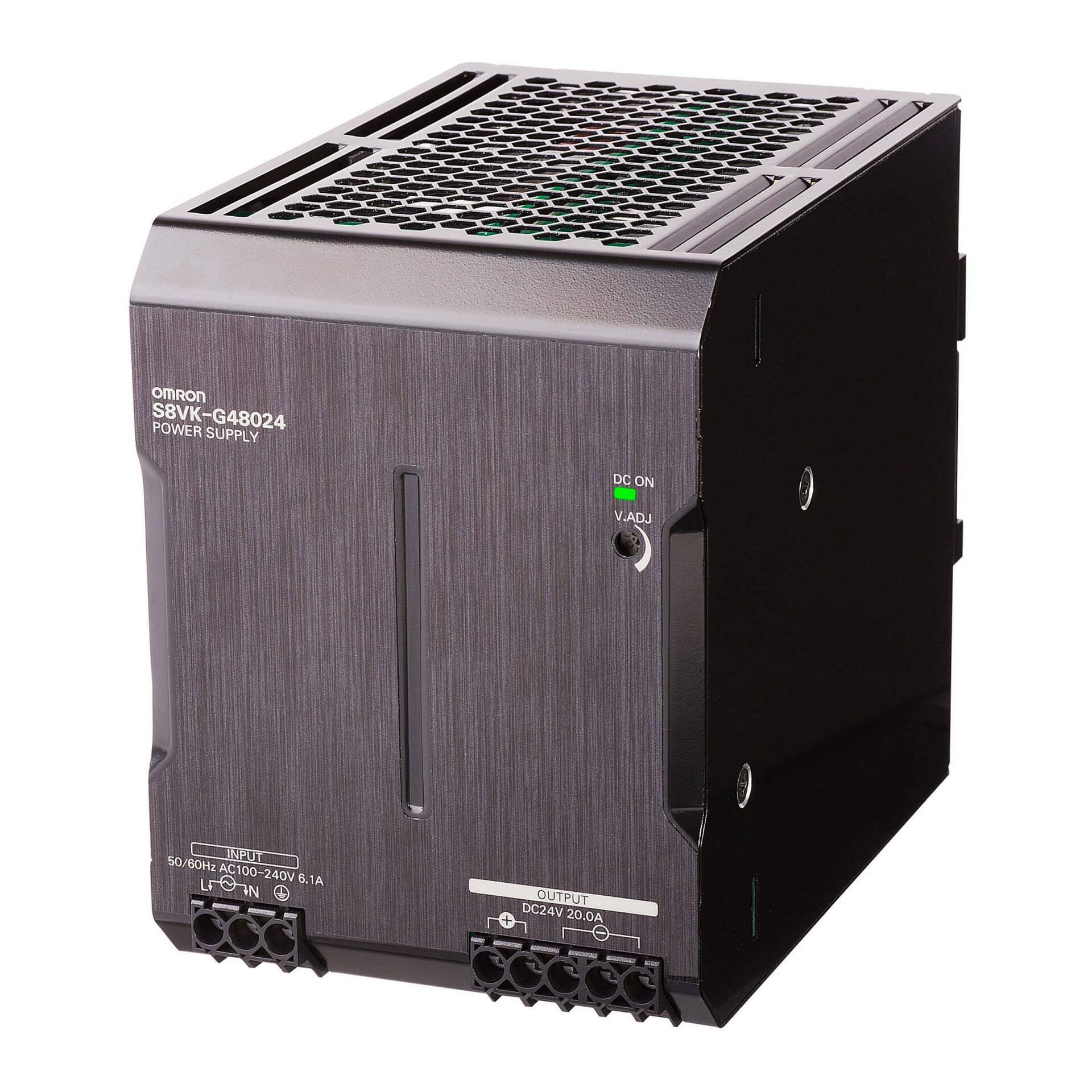 Coated version, Book type power supply, Pro, Single-phase, 480 W, 24VDC, 20A, DIN rail mounting