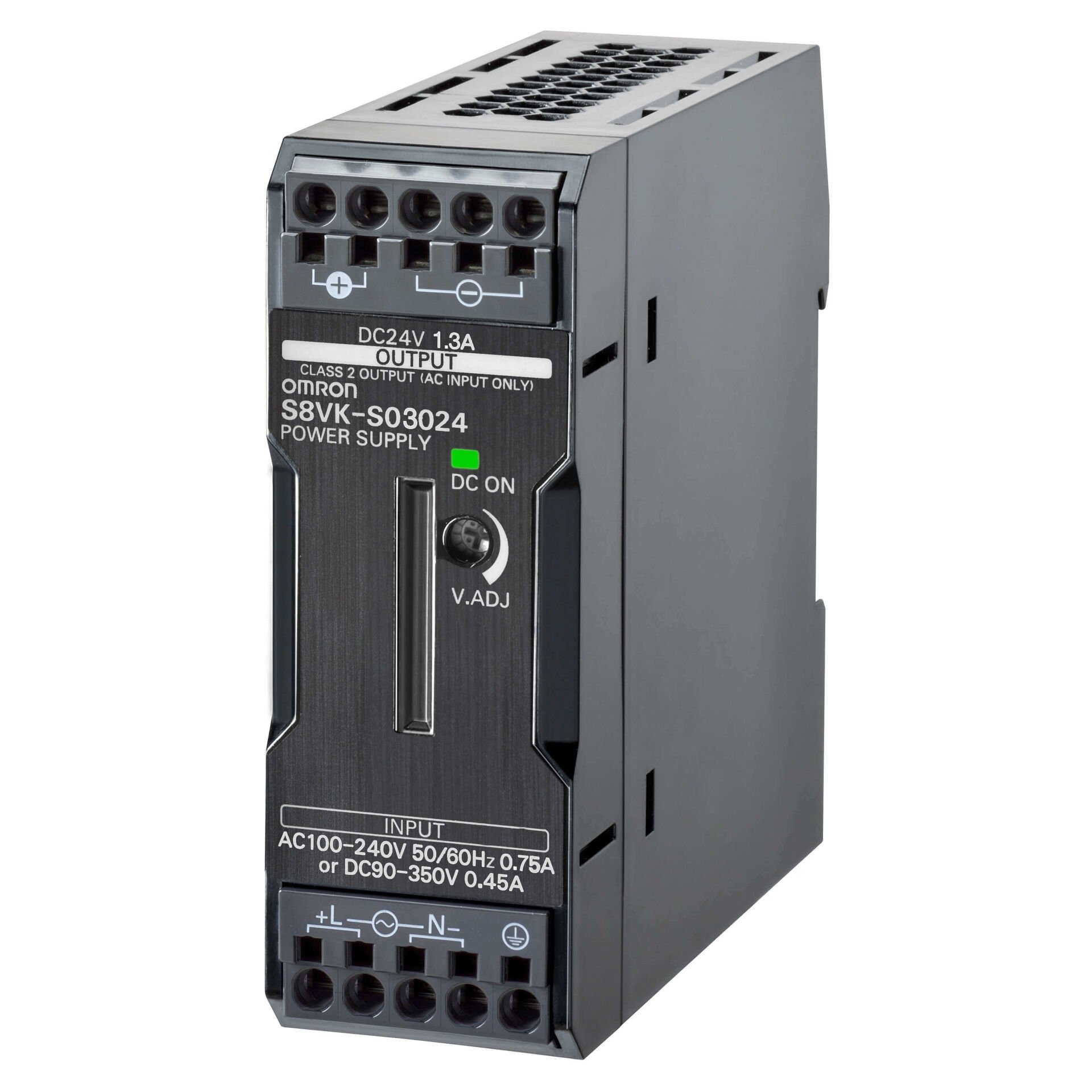 Kitap tipi güç kaynağı, PRO, 30 W, 24VDC, 1.3 A, DIN ray montaj, Push-in Plus terminal, silikon kaplamalı, sıvı geçirmez