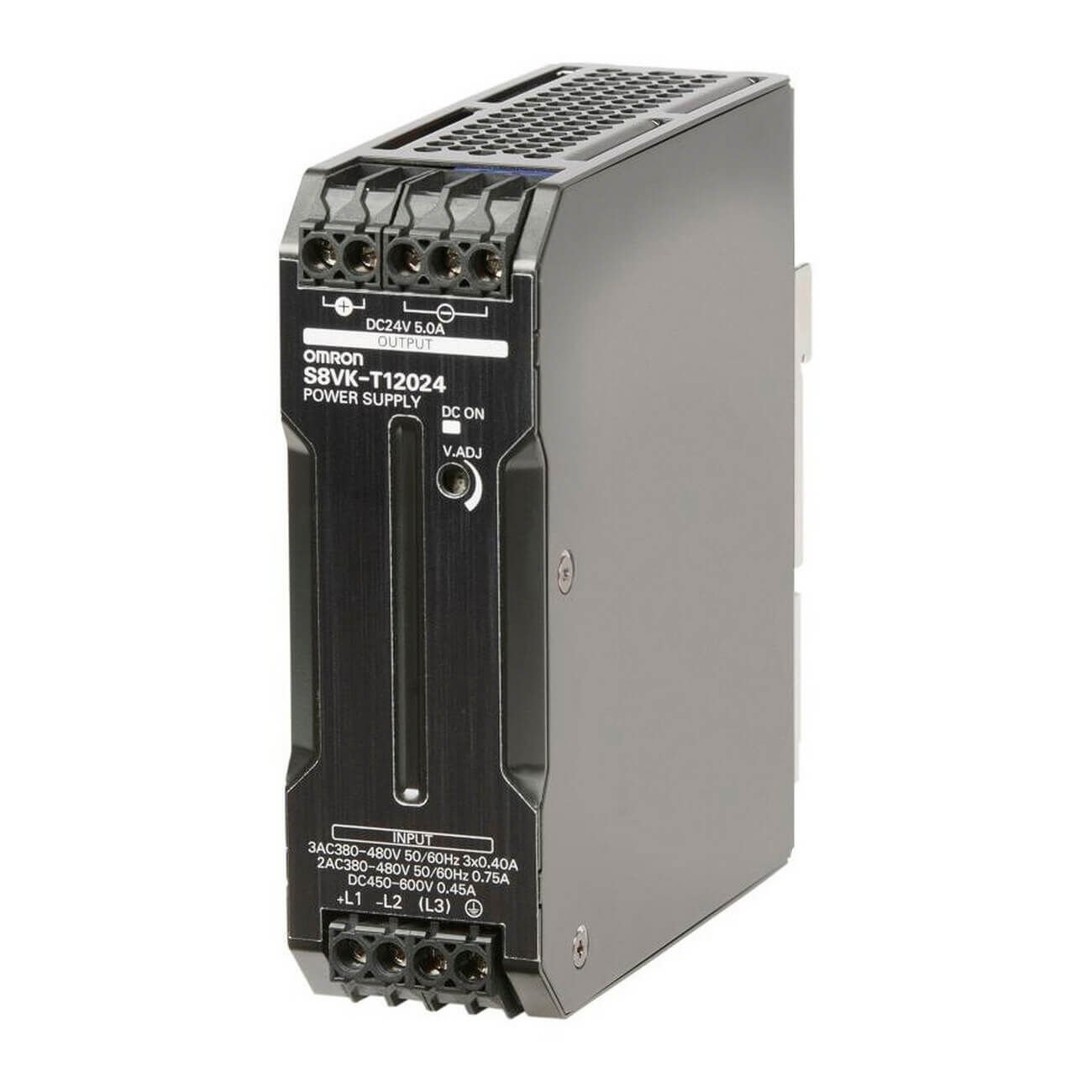 Kitap tipi güç kaynağı, PRO, 3 faz, 120 W, 24VDC, 5 A, DIN ray montaj