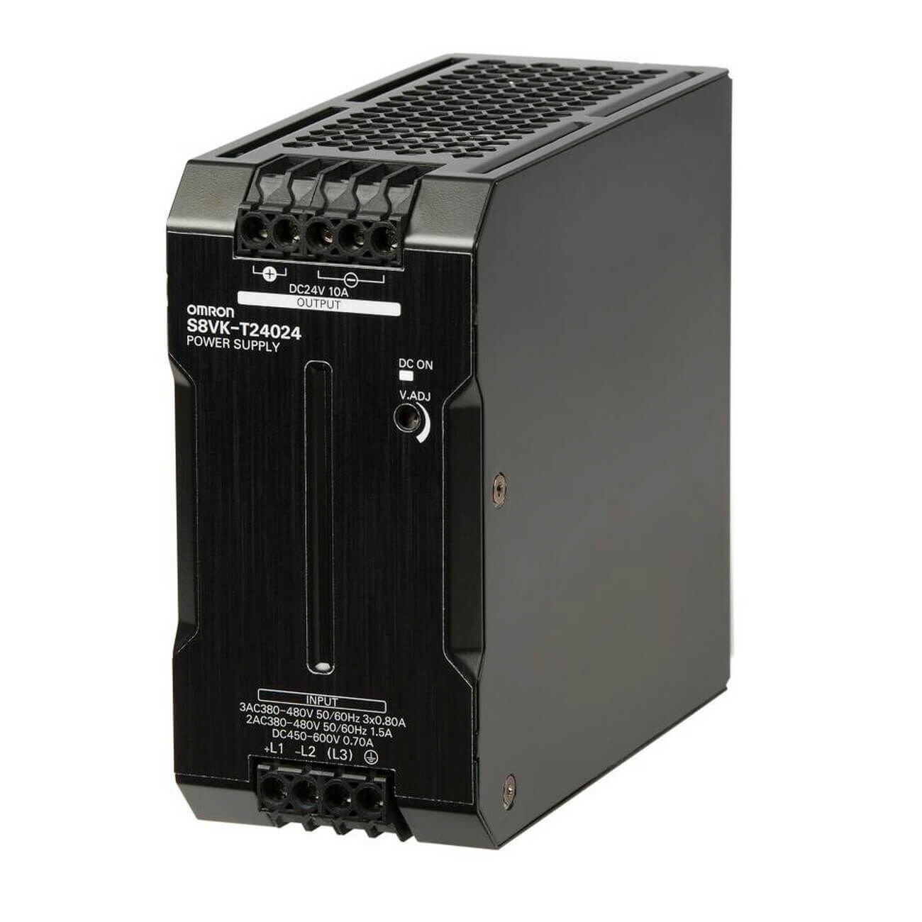 Coated version, Book type power supply, Pro, Three-phase, 240 W, 24VDC, 10A, DIN rail mounting