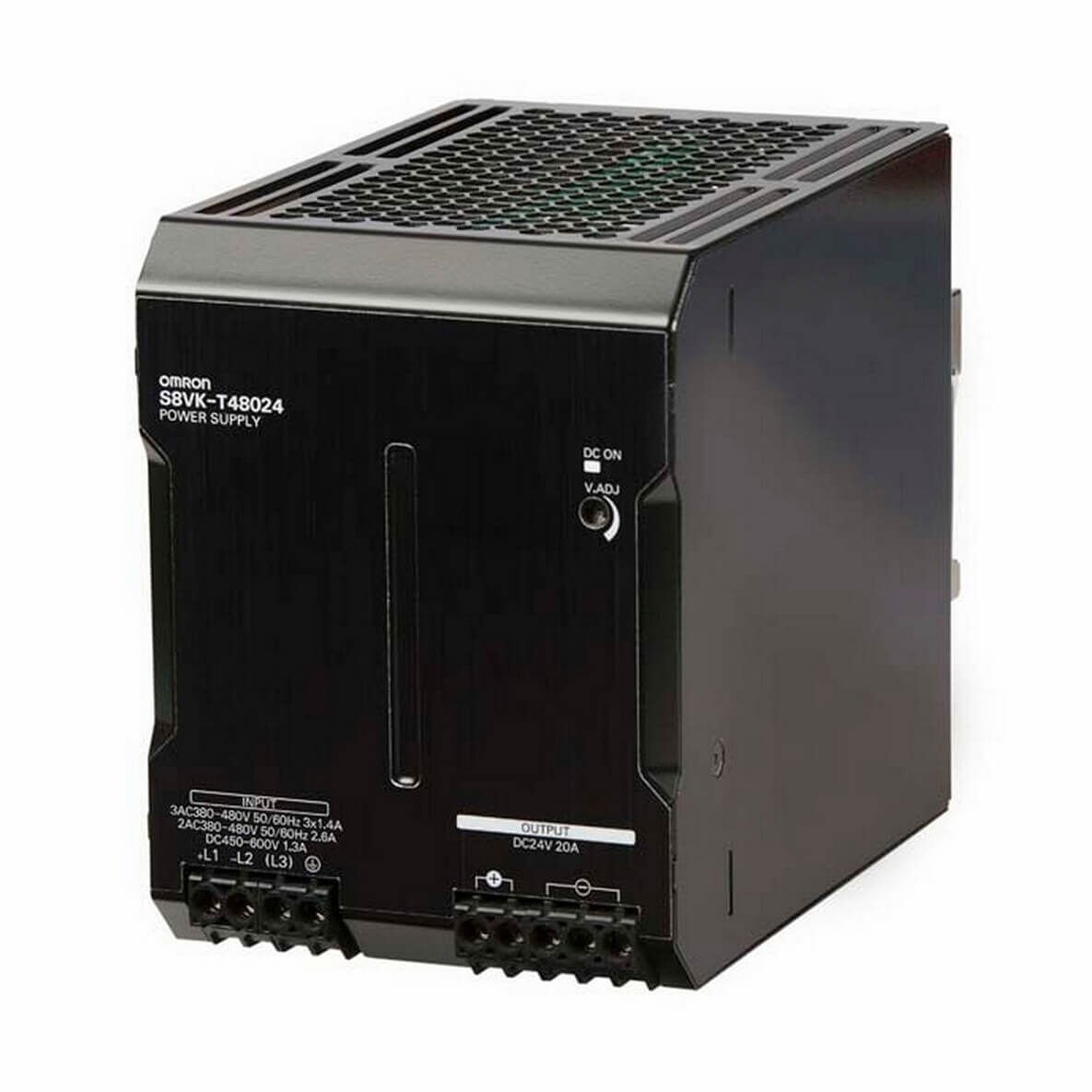 Kitap tipi güç kaynağı, PRO, 3 faz, 480 W, 24VDC, 20A, DIN ray montaj