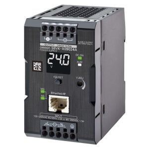 Book type power supply, 90 W, 24 VDC, 3.75 A, DIN rail mounting, Push-in terminal, Coated, display, Ethernet IP / Modbus TCP compatibility