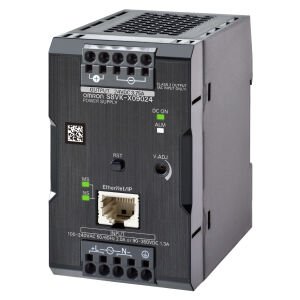 Book type power supply, 90 W, 24 VDC, 3.75 A, DIN rail mounting, Push-in terminal, Coated, Ethernet IP / Modbus TCP compatibility