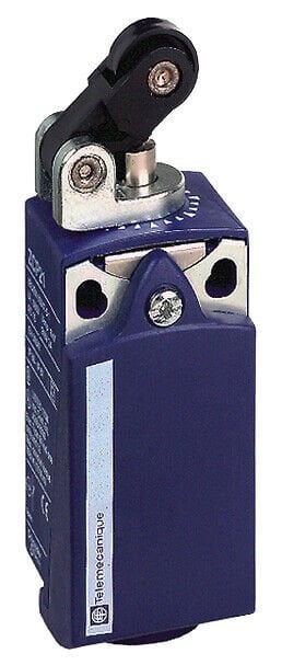 Limit switch, Limit switches XC Standard, XCKP, thermoplastic plastic roller lever plung. Hor, 1NC+1 NO, snap, 1/2NPT