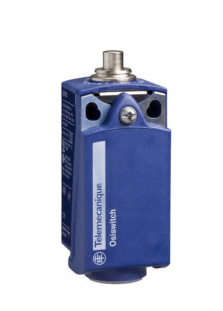 Limit switch, Limit switches XC Standard, XCKP, thermoplastic roller lever, 1NC+1 NO, snap, M12