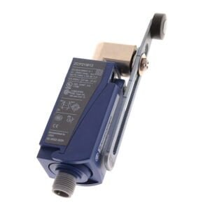 Limit switch, Limit switches XC Standard, XCKP, thermoplastic plastic roller lever var.length, 1NC+1 NO, snap, M12