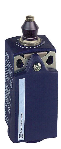Limit switch, Limit switches XC Standard, XCKP, metal end plunger with nitrile boot, 1NC+1 NO, slow, M16