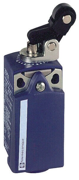 Limit switch, Limit switches XC Standard, XCKP, thermoplastic plastic roller lever plung. Ver, 1NC+1 NO, snap, M16
