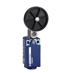 Limit switch, Limit switches XC Standard, XCKP, thermoplastic roller lever Ã˜ 50 mm, 1NC+1 NO, snap, M16