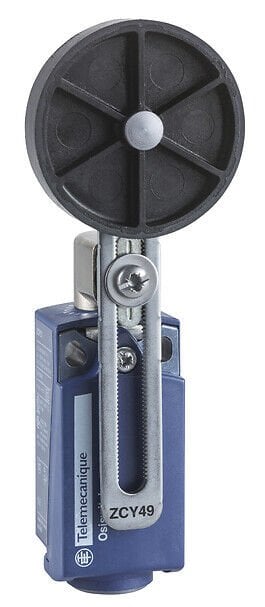 Limit switch, Limit switches XC Standard, XCKP, plastic roller lever Ã˜ 50 var.length, 1NC+1 NO, snap, M16