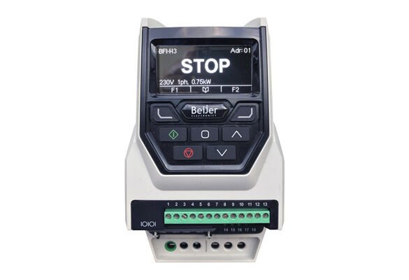 BFI-H3-22-0070-1F12-MN 1.5 kW Input voltage 1x200-240 VAC Output 3x230 VAC, 7.0 A Hız Kontrol Cihazı